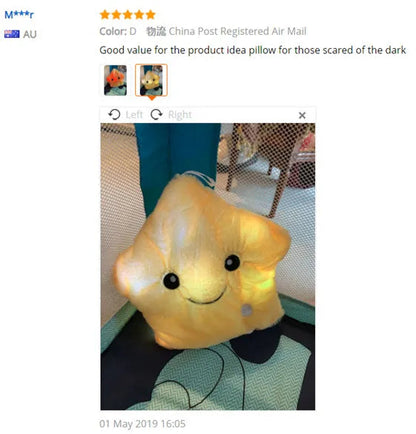 LED Star & Plush Heart – Emotional Support Set