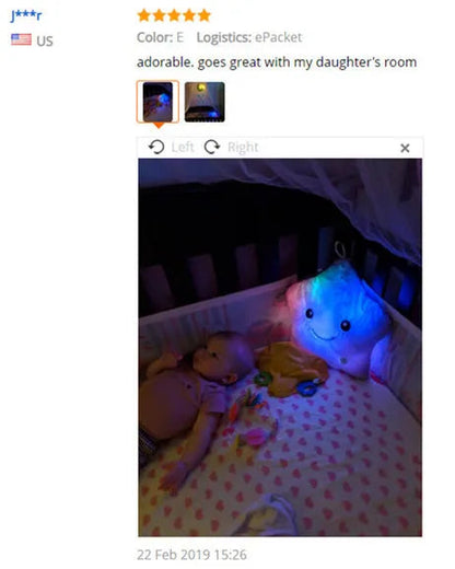 LED Star & Plush Heart – Emotional Support Set